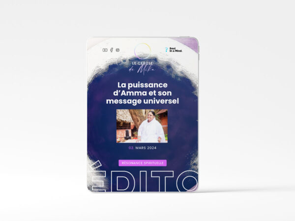 #02 - La puissance d’Amma et son message universel - Édito Résonance Spirituelle